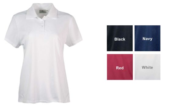 ladies dry wicking polo